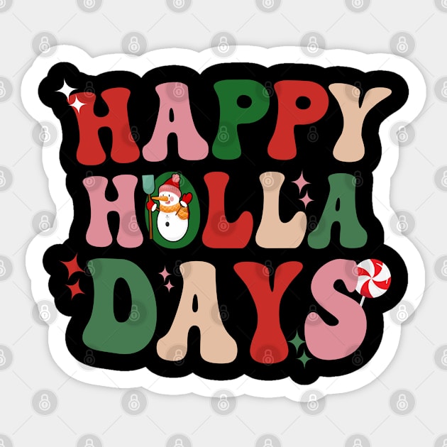 Retro Happy holla days Sticker by reedae